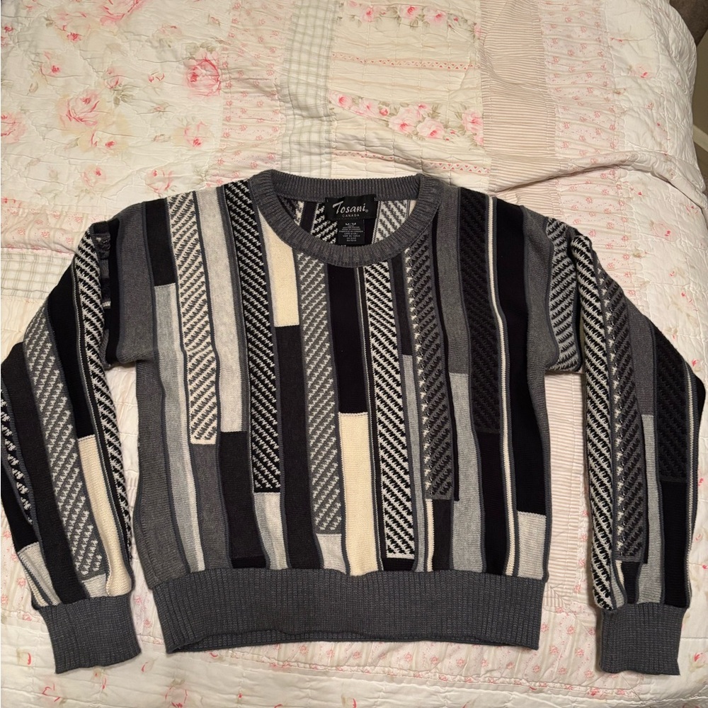 Vintage 80’s women’s cropped sweater XS